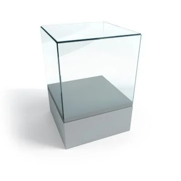 Empty display case Stock Illustration