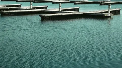 Empty Docks HD Stock Footage 10872541