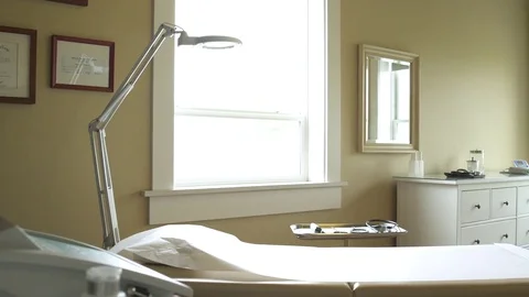 An empty doctor office Stock Footage