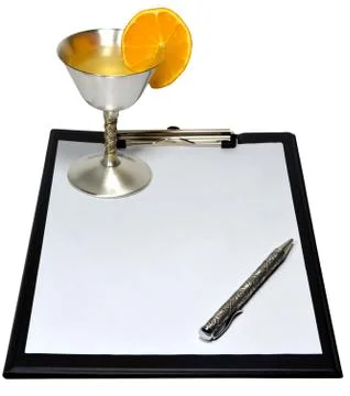 Empty document Stock Photos