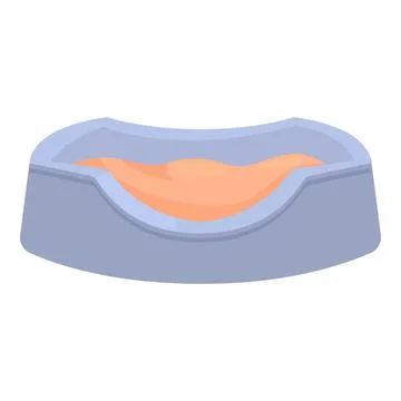 Empty dog bed waiting for sleeping puppy Stock Illustration
