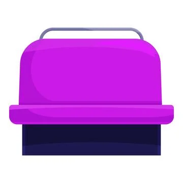 Empty double stadium seat with handrail waiting for fans Stock Illustration