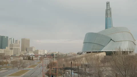 Empty Downtown Streets Video stock 155526204