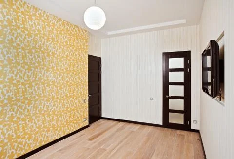 Empty drawing room interior Foto stock