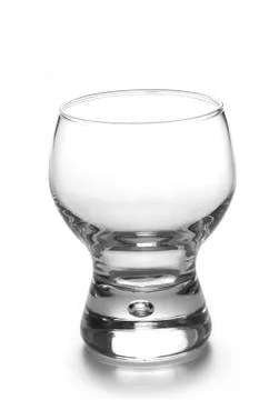 Empty Drinking Glass Foto stock