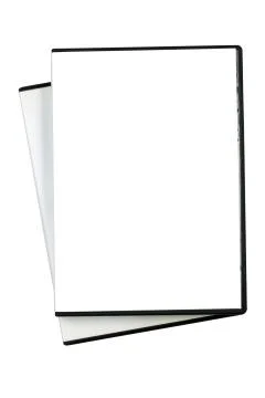 Empty dvd case Stock Photos