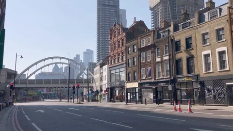 Empty East London Stock Footage