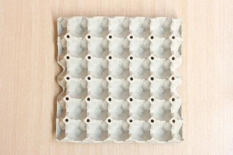 Empty egg panel Stock Photos