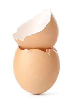 Empty egg shell Stock Photos