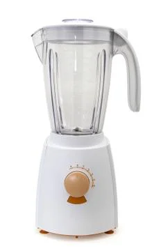 Empty electric blender Stock Photos