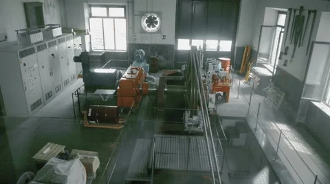 Empty engine room Stock Footage 61500685