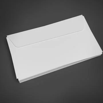 Empty envelopes Stock Illustration