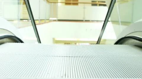Empty escalator Stock Footage 22248345