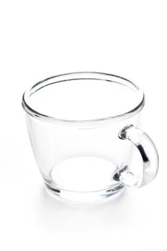 Empty Espresso Glass Stock Photos