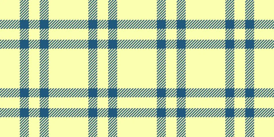 Empty fabric check vector, duvet plaid seamless texture. Workshop textile b.. 스톡 일러스트