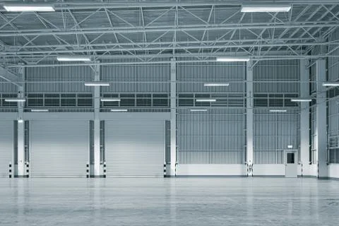 Empty factory background 库存照片