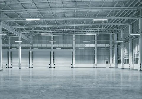 Empty factory background Stock Photos