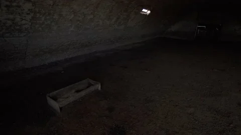 An empty farm without workers and animals. Bankrupt farming due to epidemic. Stock-Footage 135870729