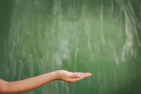 Empty female hand Stock Photos