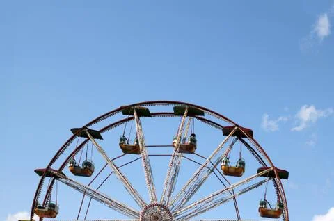 Empty Ferris Wheel Stock Photos