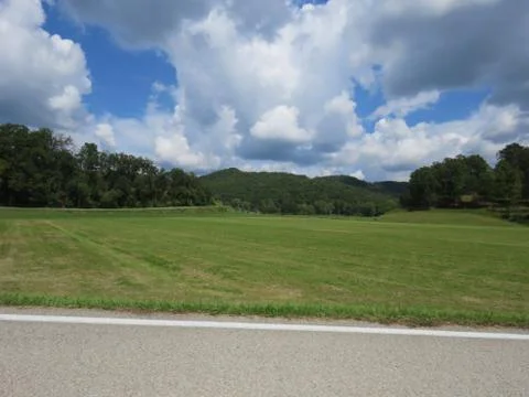 Empty field Stock Photos
