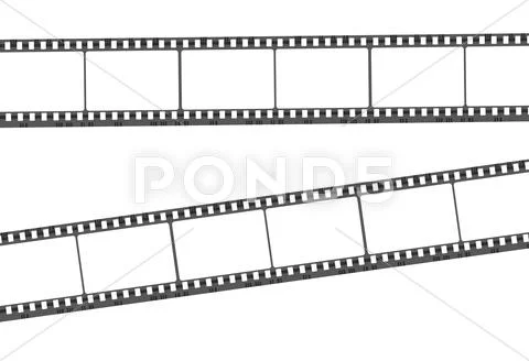 Empty film strip Stock Illustration
