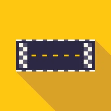 Empty finish line road marking competition concept イラスト素材