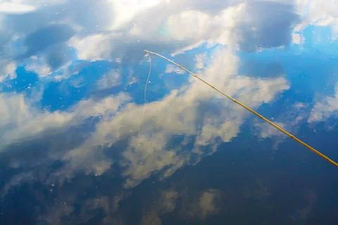 Empty fishing image Stock Photos