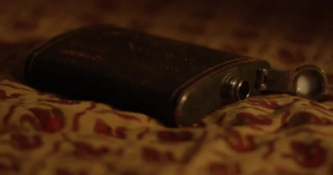 Empty Flask Stock Footage 140661687