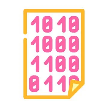 Empty folder color icon vector illustration Stock Illustration