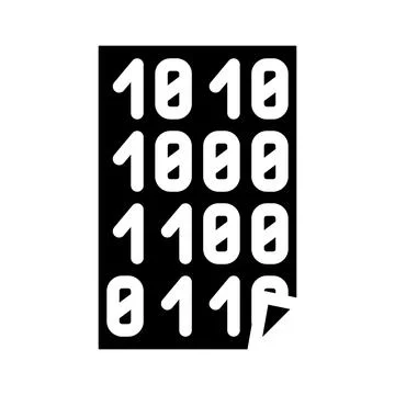 Empty folder glyph icon vector illustration Stock Illustration