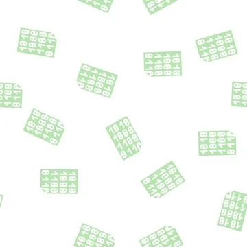 Empty folder glyph vector seamless pattern Illustrazione stock