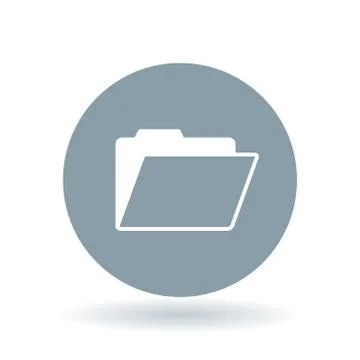 Empty folder icon Stock Illustration