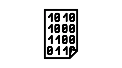 Empty folder line icon animation Stock Footage 326767173