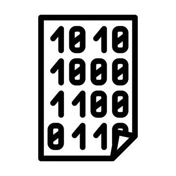 Empty folder line icon vector illustration Stock Illustration