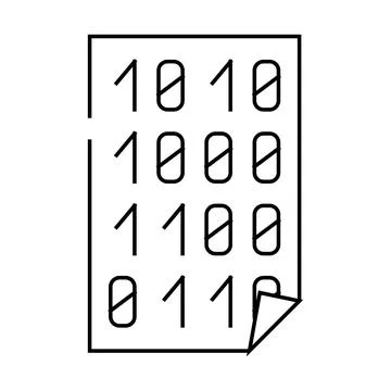 Empty folder line icon vector illustration Stock Illustration