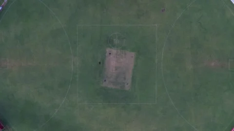 Empty Football Oval Stock Footage 334902297