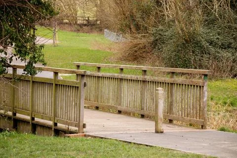 Empty footpaths in lockdown Stock-Fotos