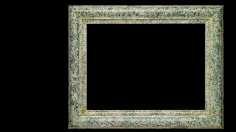 Empty frame with alpha channel Stock-Footage 8835921