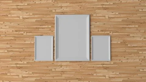 Empty frame, art concept Stock Illustration