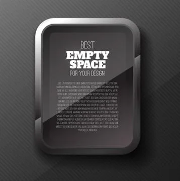 Empty frame concept Illustrazione stock