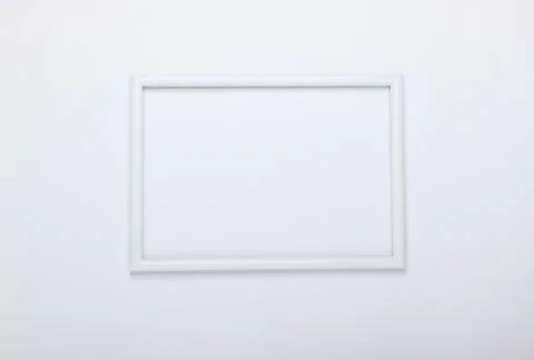Empty frame for copy space on white background. Minimalism Фото
