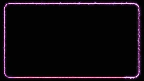 Empty frame Corner frame and border with copy space electric power round border Stock Footage 157763658