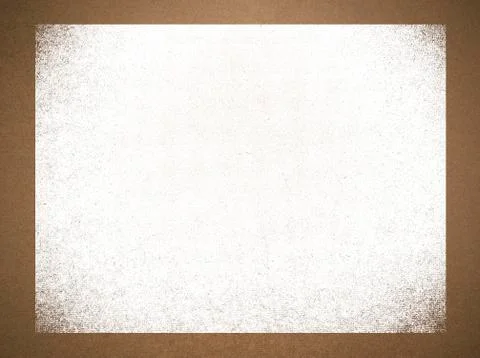 Empty frame from craft paper board. Use for texture background. Stock Photos