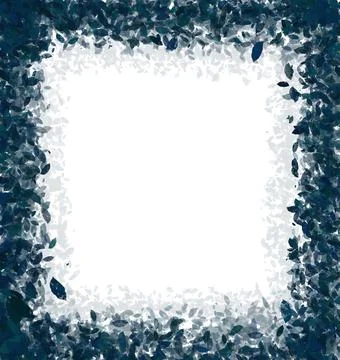 Empty frame natural dark backgroun Illustrazione stock