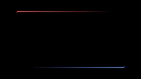 Empty frame with neon light motion, moving fluorescent light glowing Stock Footage 124758836