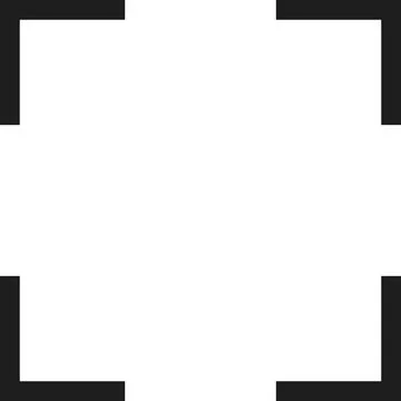 An empty frame for searching for a QR code scan. イラスト素材