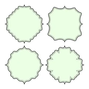 Empty frame vector symbol icon design. Stock Illustration