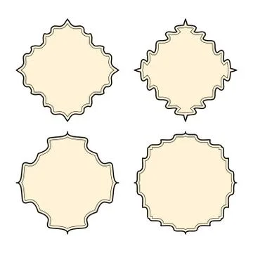 Empty frame vector symbol icon design. Stock Illustration