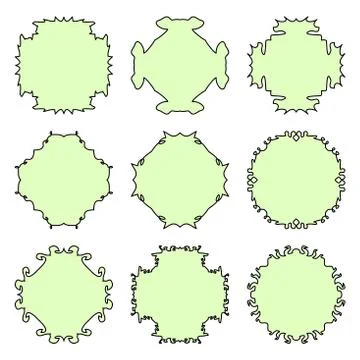 Empty frame vector symbol icon design. Stock Illustration